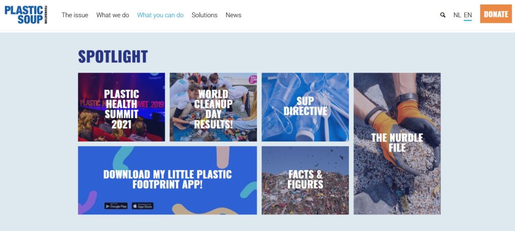 Plastic soup foundation homepage